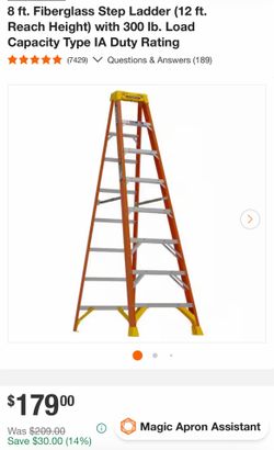 Fiber glass ladder