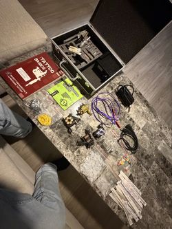 Tattoo Machine Kit with Case and Accessories