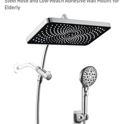 Rain shower head with handheld spray 8 spray modes