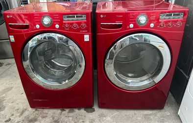 LG WASHER AND GAS DRYER