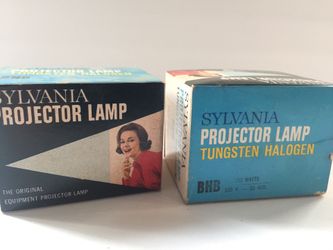Vintage Sylvania Projector Lamp Tungsten Halogen [Made in U.S.A.] Lot of 2