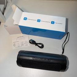 Portable Bluetooth Speaker Waterproof LED Light