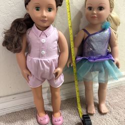    TWO  DOLLS   FOR  $25,00