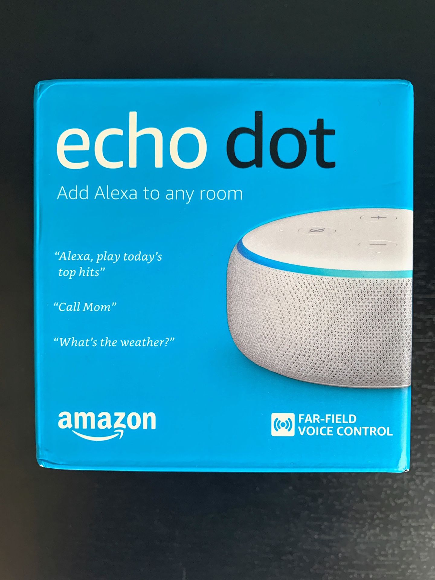 Amazon Echo Dot 3rd Gen Brand New Sealed In Box Sandstone & Heather Gray