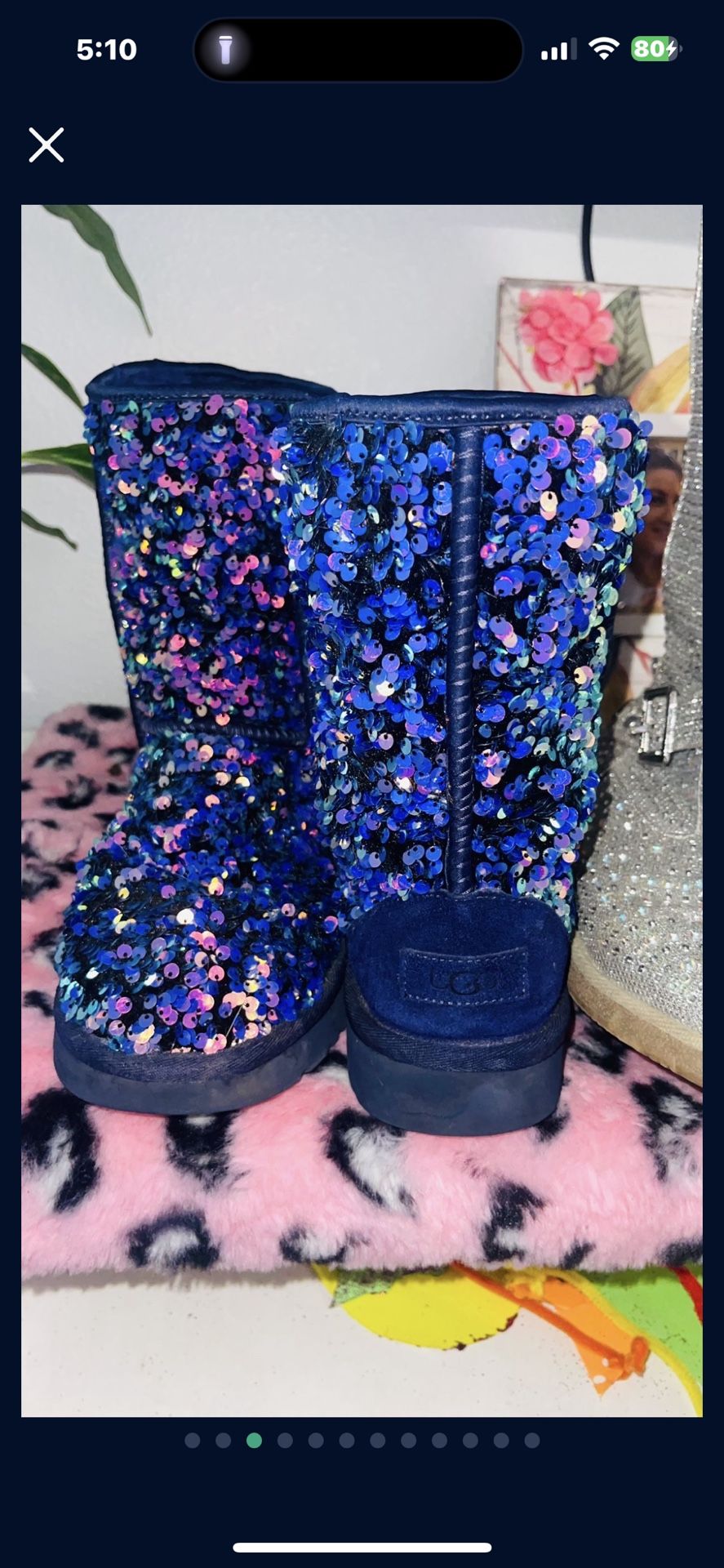 Sequin Diamond UGG Boots