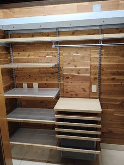 Closet shelves