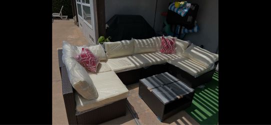 7 piece patio sofa set
