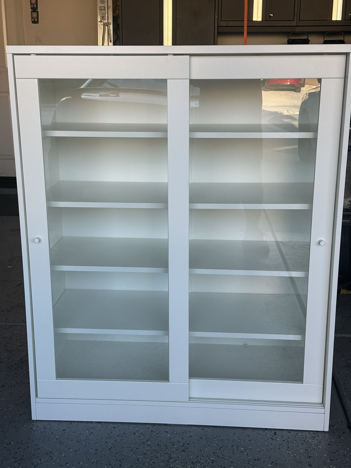 Brand New White Display Case