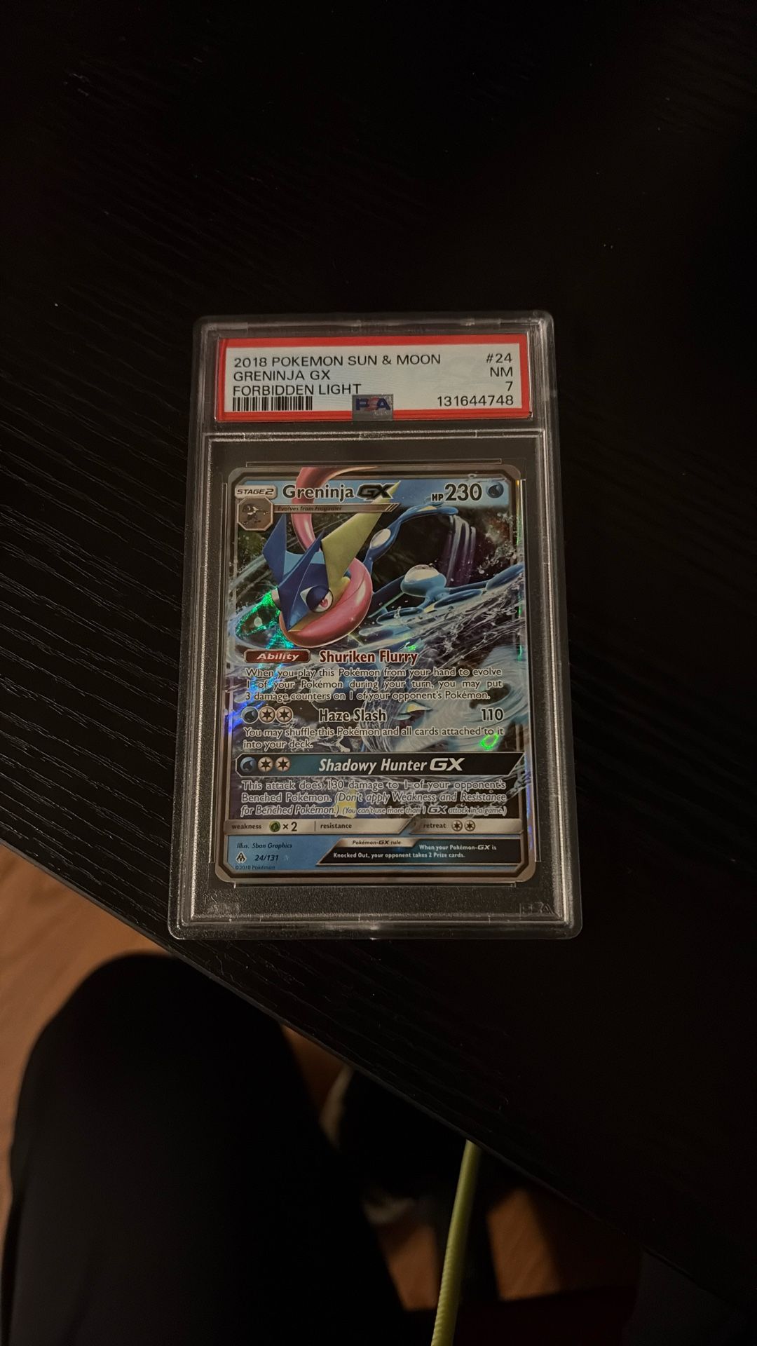 Greninja GX PSA 7 Card