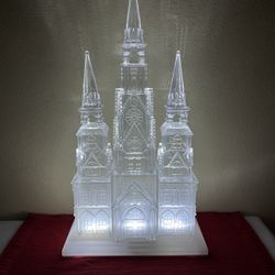 Northlight LED Lighted Winter Church Acrylic Christmas Decoration
