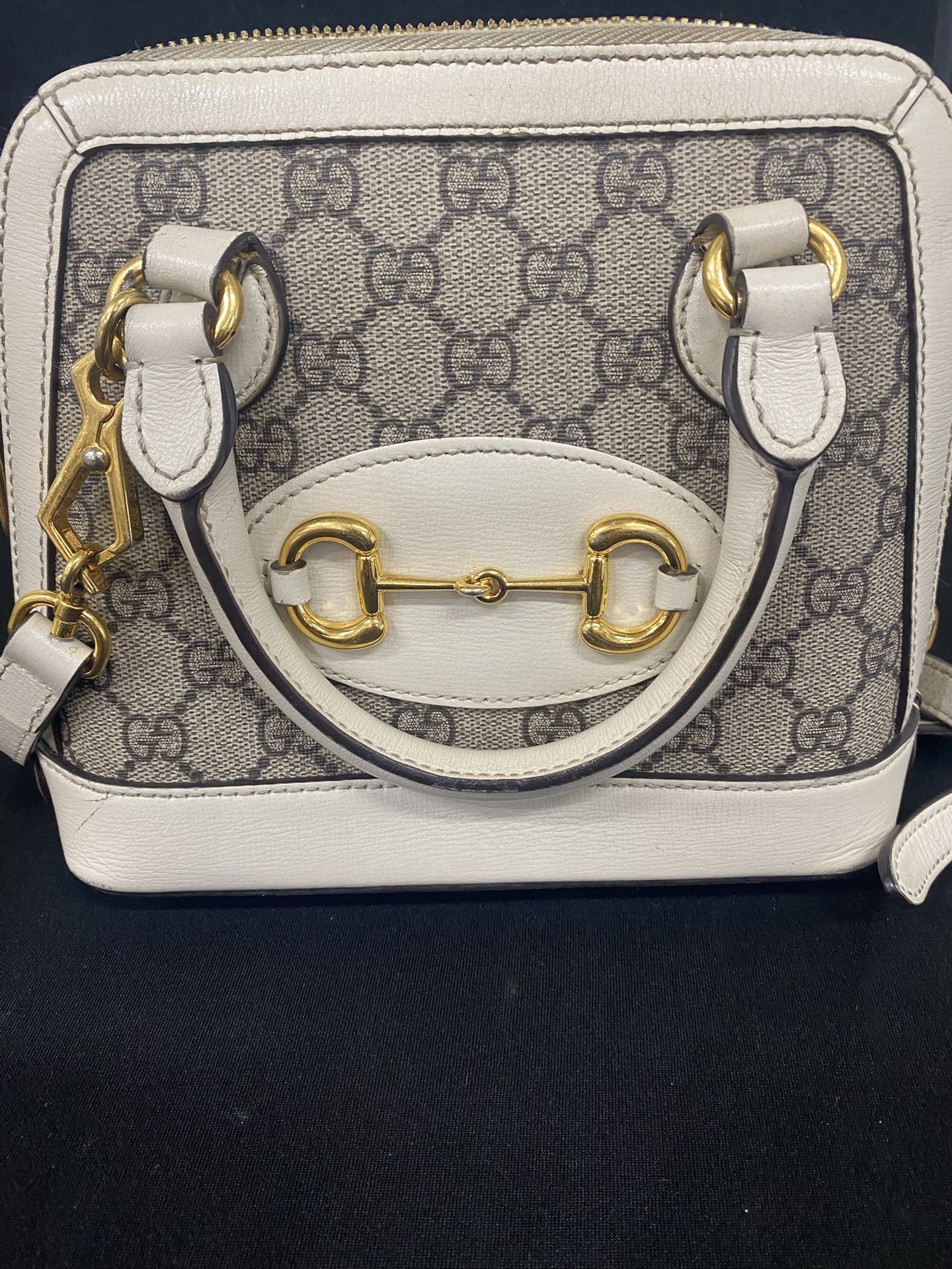 Gucci GG Supreme 1955 Horsebit Top Handle