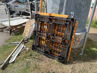 Pallets - wood and plastic