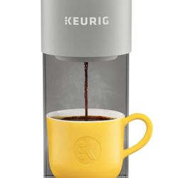 Keurig K-Mini Single Serve K-Cup Pod Coffee Maker, 6 to 12oz Brew size, with Cord Storage, Perfect for Small Spaces, Studio Gray