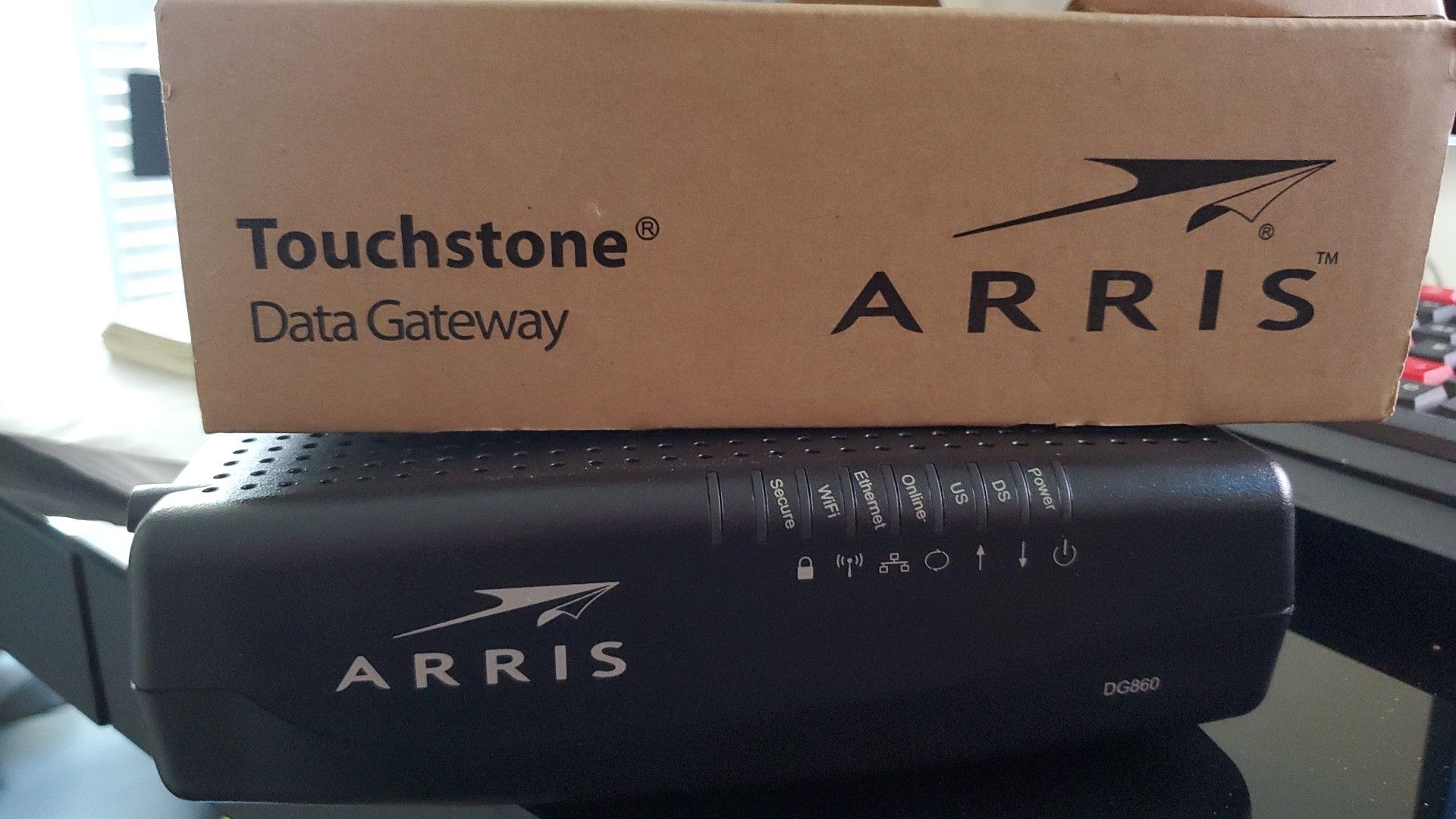 Arris wireless cable modem router DG860A