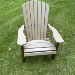 Amish Made Adirondack Chair Poly Lumber Lawn Chair