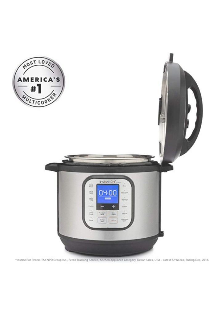 Instant Pot Duo Nova 7-in-1 Electric Pressure Cooker, Slow Cooker, Rice Cooker, Steamer, Saute, Yogurt Maker, and Warmer|6 Quart|Easy-Seal Lid|1
