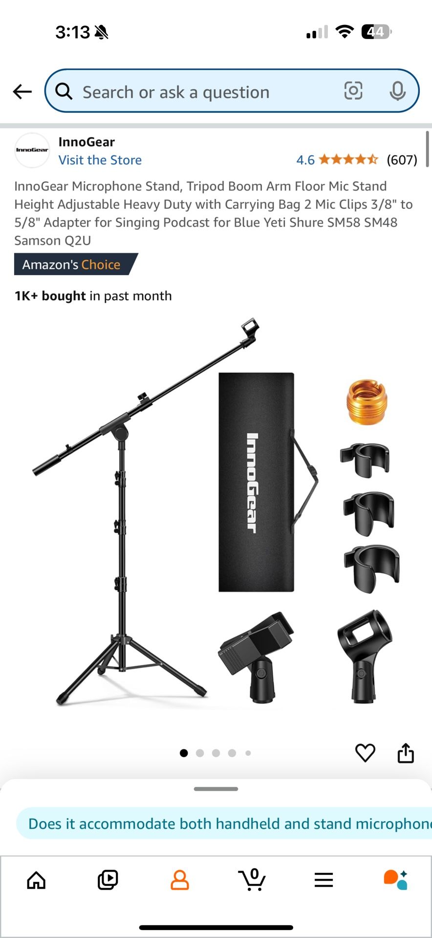 2 Gaming Microphone and 2 stands for sale.