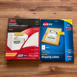 218 Internet Shipping Labels 2 Per Sheet  3M Avery 
