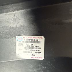 New Honda HR-V Rear Bumper Part 19-22