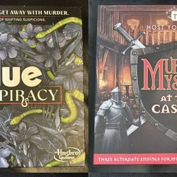 Ultimate Murder Mystery Game Bundle – NEW & SEALED – Clue + Castle Mystery