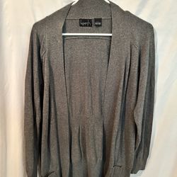 Gray Cardigan 