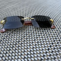 Black/Brown Cartier Glasses 