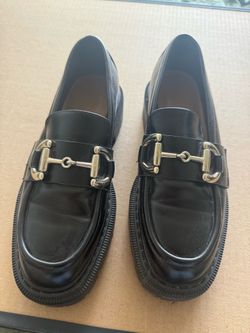 Black Leather Loafers