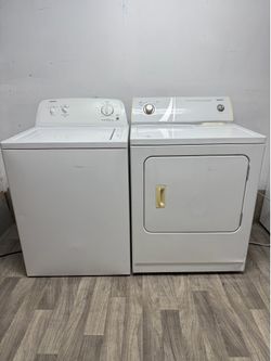 Admiral heavy duty washet and electric dryer