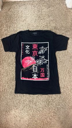 Black Graphic T-Shirt Japan