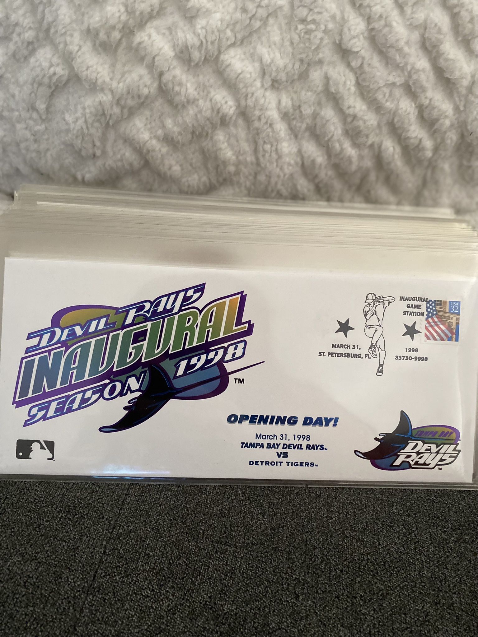 1998 Tampa Bay Devil Rays Cachet