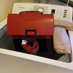 Isadora Round Handle Leather Satchel Made in Italy