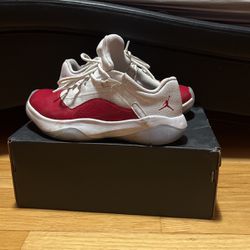 Size 6 In Men’s Red And White Jordan 11S