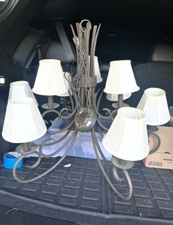 Metal Rustic Tuscan Chandelier