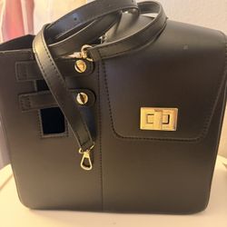 A backpack that can hold a water bottle