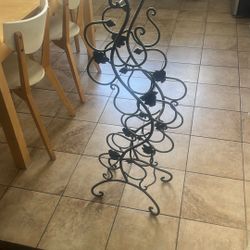 Iron Wine Rack - 12 Bottles