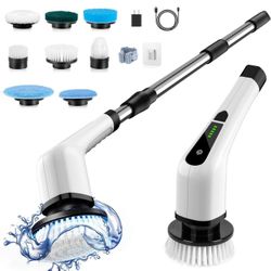 Electric Spin Scrubber, Cordless Cleaning Brush Scrubber