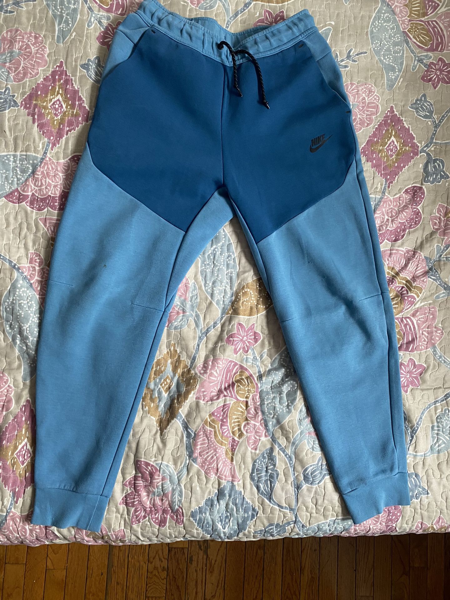 Nike Tech Fleece Joggers Pants Sweats Blue Men's Size S