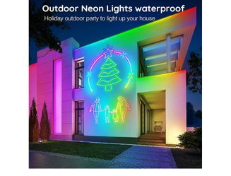 100Ft Neon Rope Lights,Flexible Led Rope Lights Control with App/Remote