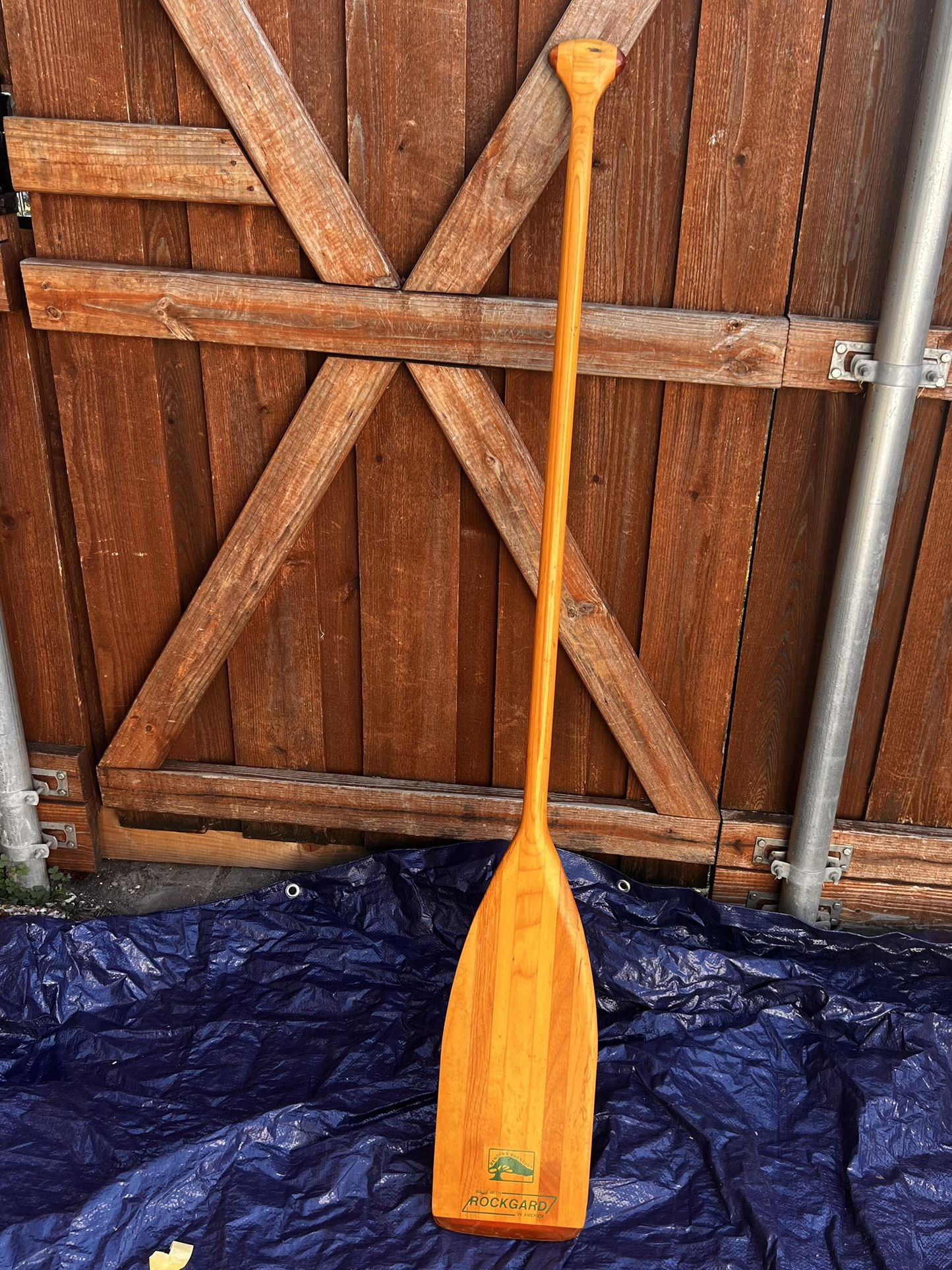 Rockgard Bending branches 56 inch wood canoe Paddle
