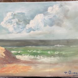 Vintage Trinom Orozco painting 1988 