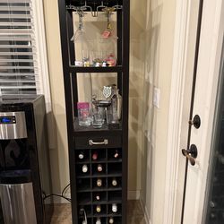 Wine Rack / Home Bar Cabinet with Glass Holder