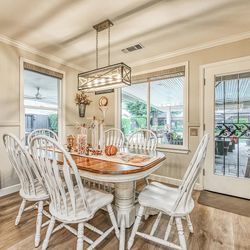 Farmhouse Dining Table, Solid Wood