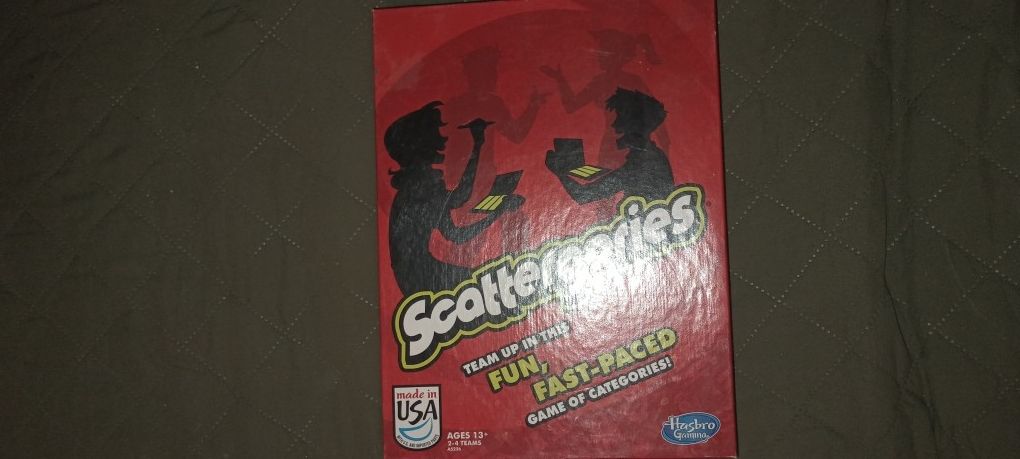 Scattergories Great Family Game Of Fun
