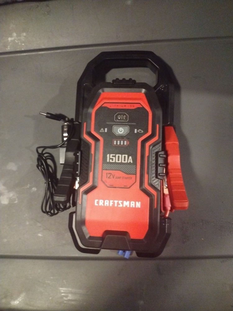 Craftsman Lithium Ion 12V Jump Starter ( 1500A ) / Pick Up Nearby South Park Mall Area 