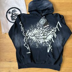 Black and White Hellstar Hoodie
