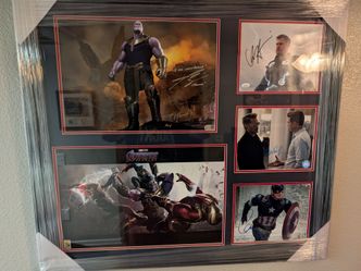 Avengers End Game Autograph, Downey, Evans, Brolin