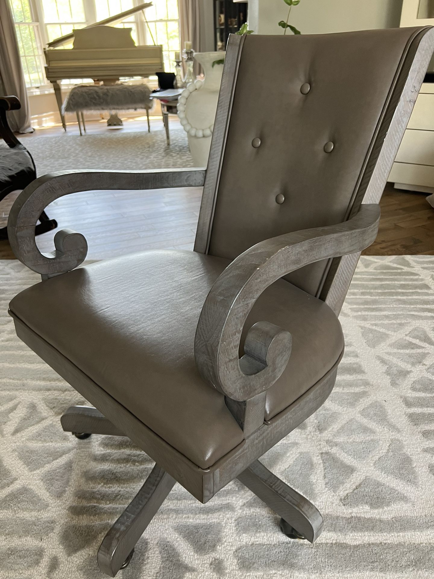 Office/Pub Style Swivel Reclining Rolling Chairs