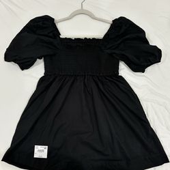 Cute Casual Flowy Spring/Summer Black Dress