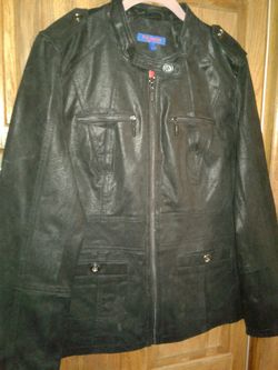 NEW Women's Leather Jacket by Twiggy
