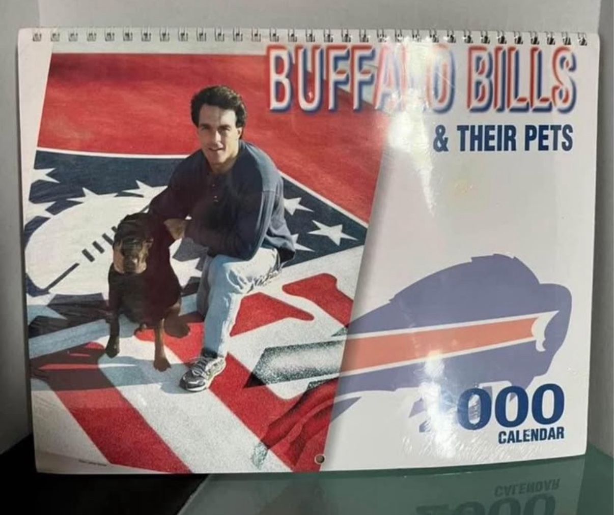 Buffalo Bills & Their Pets 2000 Calendar Doug Flutie On The Cover Sealed